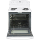 GE 30-inch Freestanding Electric Range with Self-Clean Oven JB258DM (White) (JB258DMWW)