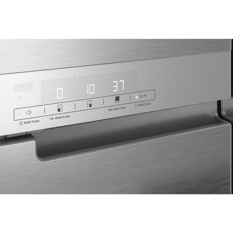 KitchenAid 36-inch, 19.4 cu. ft. Counter-Depth 4-Door Refrigerator with PrintShield™ Finish KRQC506MPS (KRQC506MPS)