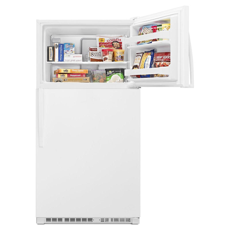 Whirlpool 33-inch, 20.5 cu.ft. Freestanding Top Freezer Refrigerator with Flexi-Side™ Bin WRT311FZDW