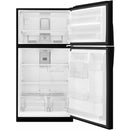 Whirlpool 33-inch, 21.3 cu. ft. Freestanding Top Freezer Refrigerator with Flexi-Slide™ Bin WRT541SZDB (Black)WRT541SZDB