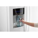 Whirlpool 36-inch, 28.5 cu. ft. Side-By-Side Refrigerator WRS588FIHWWRS588FIHW