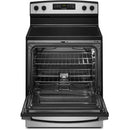 Amana 30-inch Freestanding Electric Range with Temp Assure™ Cooking System AER6303MMSAER6303MMS
