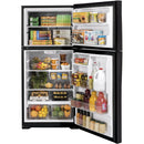 GE 33-inch, 21.9 cu.ft. Freestanding Top Freezer Refrigerator with Upfront Fresh Food Temperature Controls GTS22KMNRDSGTS22KMNRDS