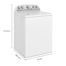 Whirlpool 3.8 - 3.9 cu. ft. Top Loading Washer WTW4957PW
