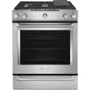 KitchenAid 30-inch Slide-In Gas Range KSGB900ESS