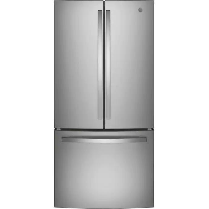 GE 33-inch, 24.8 cu. ft. French 3-Door Refrigerator with Internal Water Dispenser GNE25JYKFS (GNE25JYKFS)