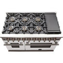 Forno Capriasca Alta Qualita 48-inch Freestanding Gas Range with Convection Technology FFSGS6260-48FFSGS626048