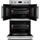 Forno Asti 30-inch Double Wall Oven with French Door FBOEL1340-30 IMAGE 2