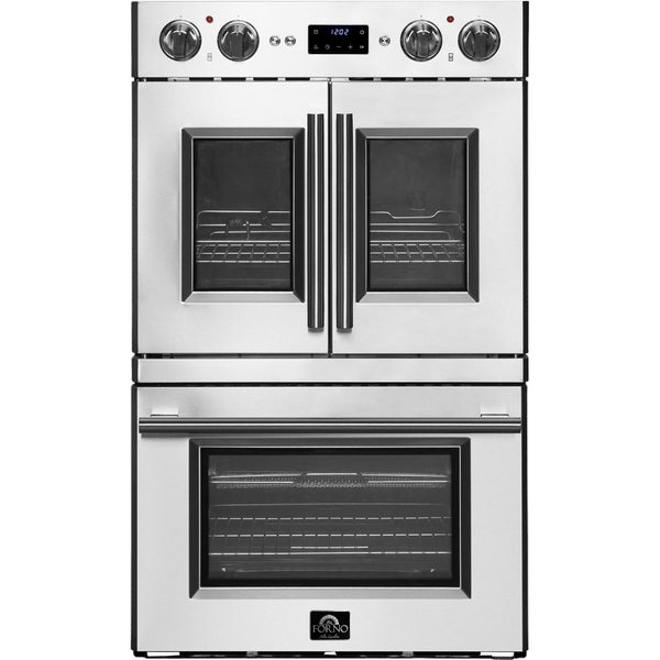 Forno Gallico 30-inch Double Wall Oven with French Door FBOEL1388-30 IMAGE 1