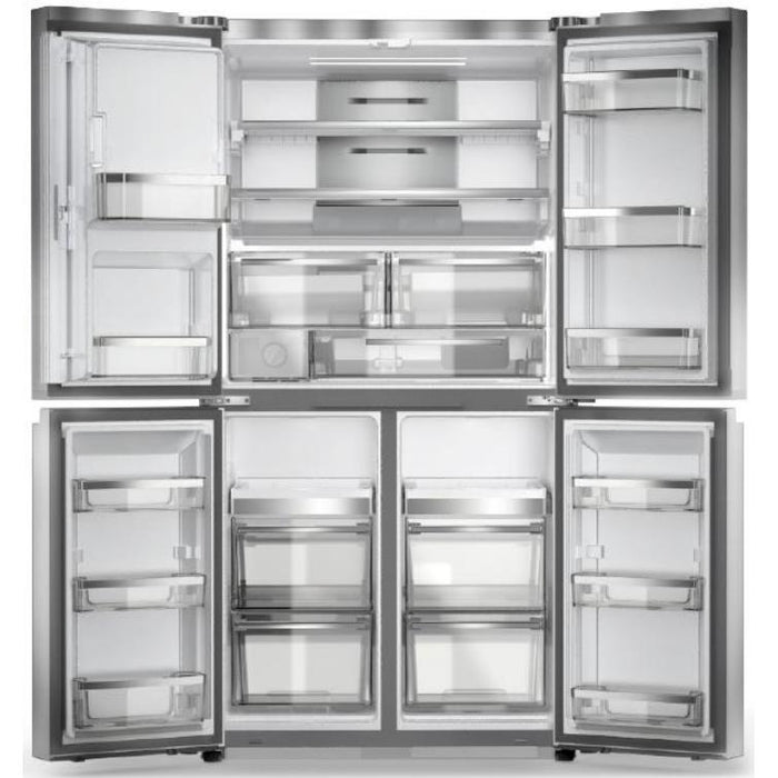 Whirlpool 36-inch Counter-Depth 4-Door Refrigerator with Ice Maker WRQ