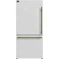 Forno 31-inch, 17.2 cu. ft. Counter-Depth Bottom Freezer Refrigerator with Interior Ice Maker FFFFD1786-31WHT IMAGE 1
