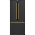 Forno 30-inch, 17.5 cu. ft. Counter-Depth French 3-Door Refrigerator with Interior Ice Maker FFFFD1974-31BLK IMAGE 1