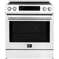 Forno 30-inch Slide-In Induction Range with True European Convection Technology FFSIN0905-30WHT IMAGE 1