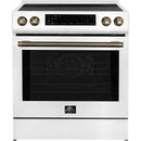 Forno 30-inch Slide-In Induction Range with True European Convection Technology FFSIN0905-30WHT IMAGE 5