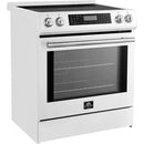 Forno 30-inch Slide-In Induction Range with True European Convection Technology FFSIN0905-30WHT IMAGE 8