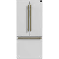 Forno 30-inch, 17.5 cu. ft. Counter-Depth French 3-Door Refrigerator with Interior Ice Maker FFFFD1974-31WHT IMAGE 1