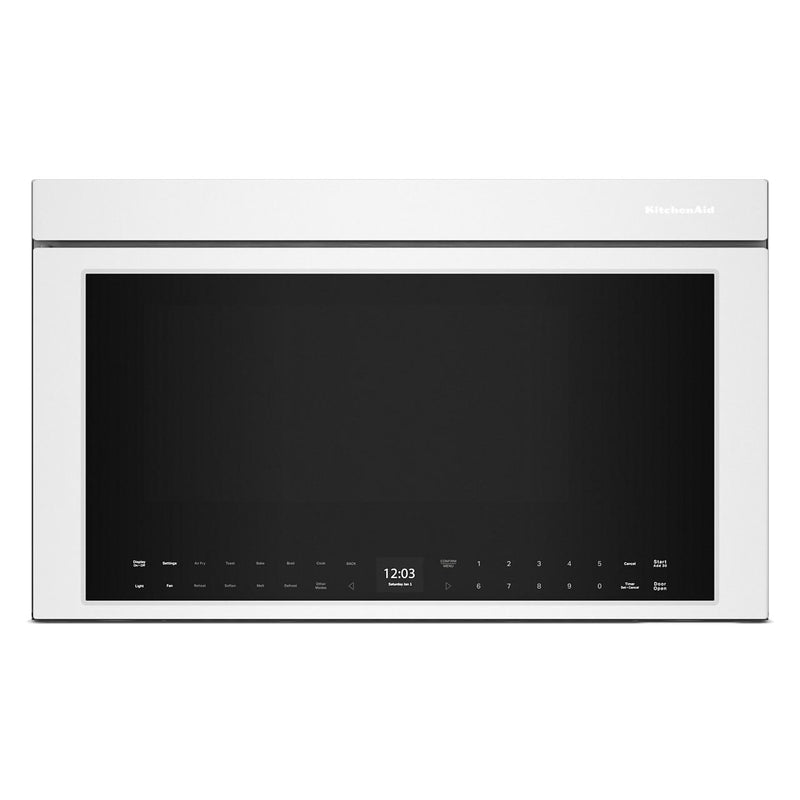 KitchenAid 30-inch, 1.1 cu. ft. Over-the-Range Microwave Oven with Air Fry Technology KMMF530PWH IMAGE 1