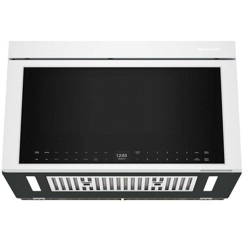 KitchenAid 30-inch, 1.1 cu. ft. Over-the-Range Microwave Oven with Air Fry Technology KMMF530PWH IMAGE 3