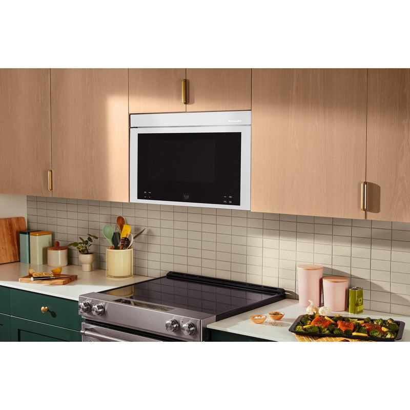 KitchenAid 30-inch, 1.1 cu. ft. Over-the-Range Microwave Oven with Air Fry Technology KMMF530PWH IMAGE 8