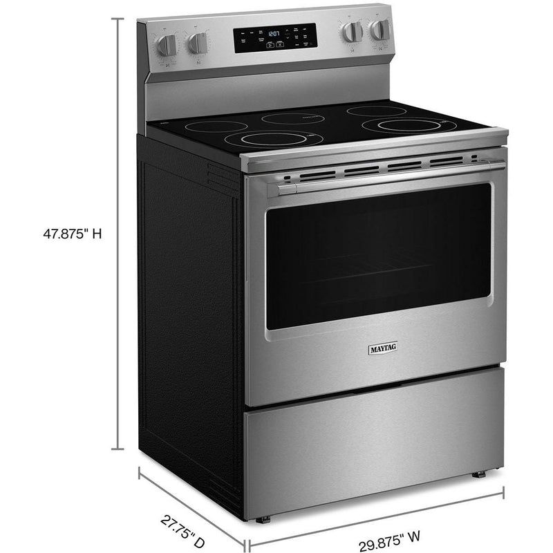 Maytag 30-inch Freestanding Electric Range MFES4030RS IMAGE 9
