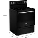 Maytag 30-inch Freestanding Electric Range with Convection Technology MFES6030RB IMAGE 14