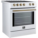 Forno 30-inch Slide-In Induction Range with Convection Technology FFSIN0982-30WHT IMAGE 13
