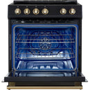 Forno 30-inch Slide-In Induction Range with Convection Technology FFSIN0982-30BLK IMAGE 11