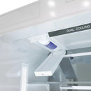  Thor Kitchen 30-inch, 16.1 cu. ft. Built-in Bottom Freezer Refrigerator with Water Dispenser XRF3016BBP IMAGE 4