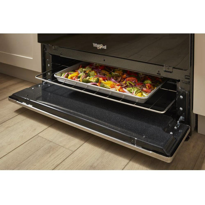 Whirlpool 30-inch Freestanding Gas Range with Frozen Bake™ Technology WFG505M0MS