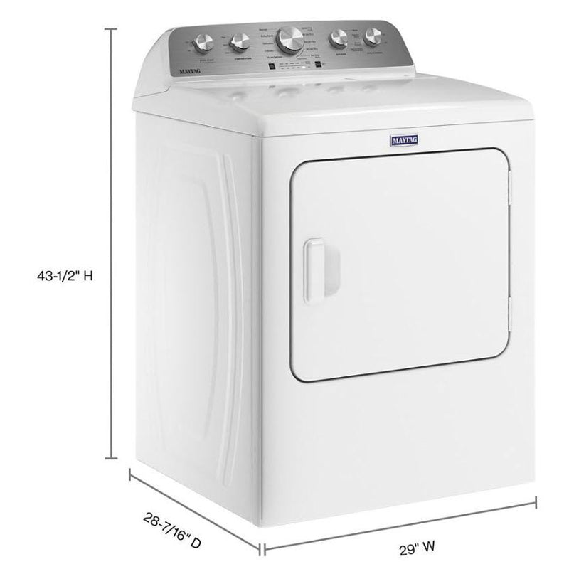 (MGD5430MW) Maytag 7.0 cu. ft. Gas Dryer with Moisture Sensing MGD5430MW