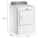 Maytag 7.0 cu. ft. Gas Dryer with Moisture Sensing MGD5430MWMGD5430MW
