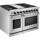 Thor Kitchen 48-inch Freestanding Gas Range with Griddle LRG4807U