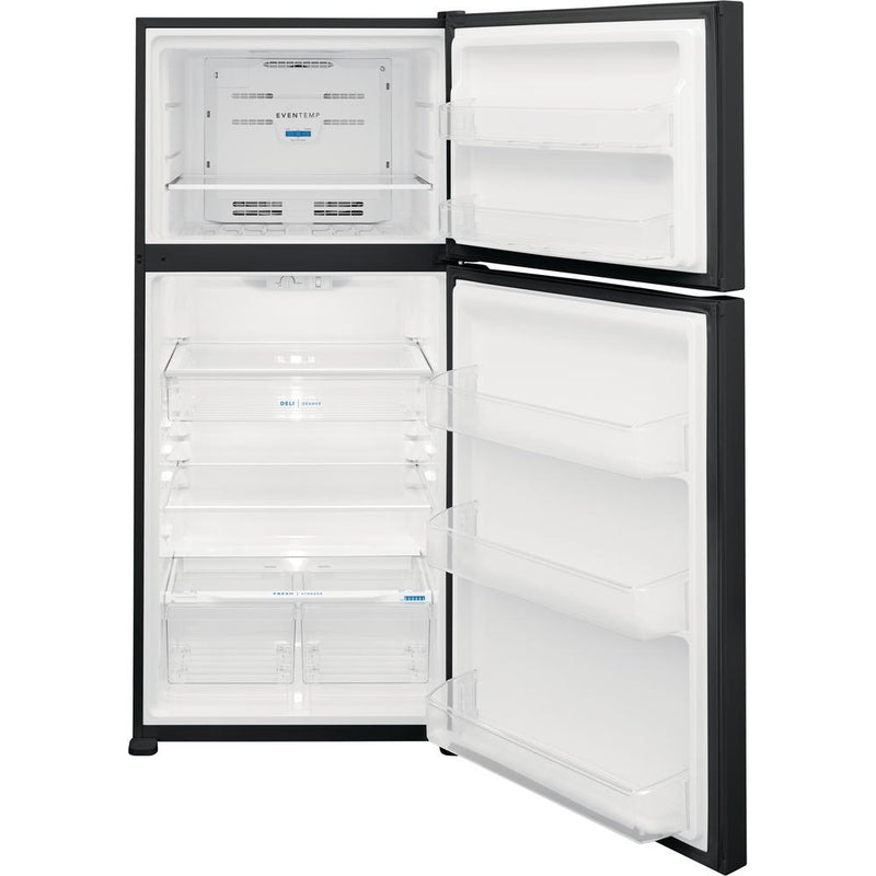 Frigidaire 30-inch, 20 cu.ft. Freestanding Top Freezer Refrigerator FFTR2045VB