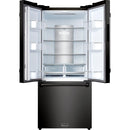  Thor Kitchen 30-inch, 17.7 cu. ft. Counter-Depth French 3-Door Refrigerator with Ice Maker RF3017FFD00 IMAGE 2