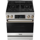  Thor Kitchen 30-inch Freestanding Gas Range with Tilt Panel RSG30-BRZ IMAGE 2