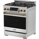 Thor Kitchen 30-inch Freestanding Gas Range with Tilt Panel RSG30-BRZ IMAGE 3