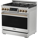  Thor Kitchen 36-inch Freestanding Gas Range with Tilt Panel RSG36-BRZ IMAGE 5