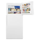 Whirlpool 30-inch, 18.2 cu.ft. Freestanding Top Freezer Refrigerator with Flexi-Slide Bin WRT138FZDWWRT138FZDW