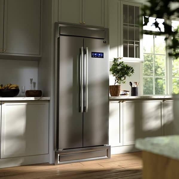 Forno 33-inch, 15.6 cu. ft. Built-in Side-by-Side Refrigerator FFRBI1805-37MG IMAGE 6