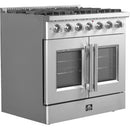 Forno 36-inch Freestanding Gas Range with Convection Technology FFSGS6444-36FFSGS644436
