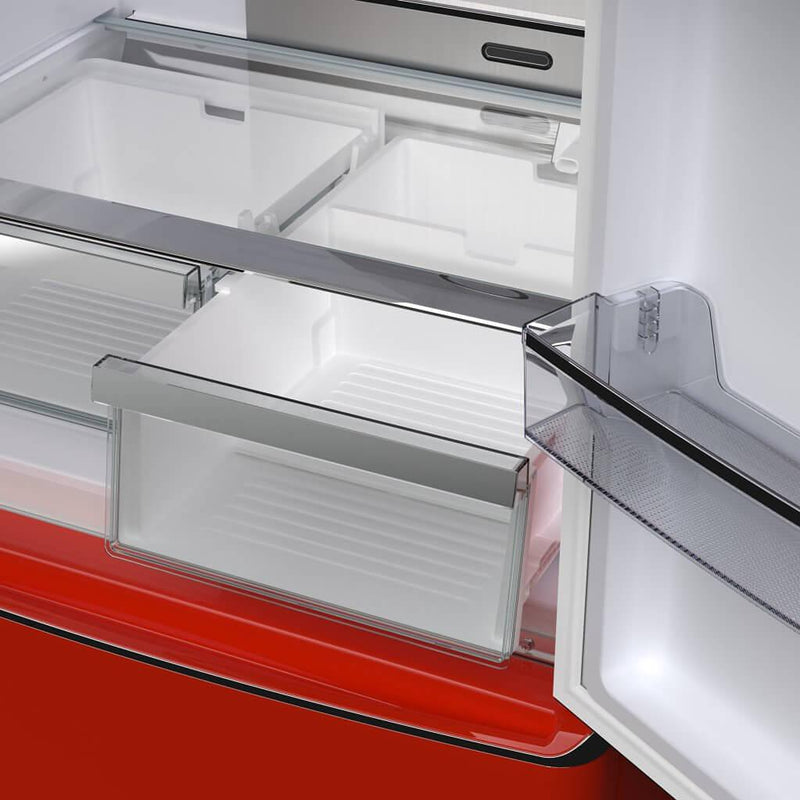 Forno 33-inch, 18 cu. ft. Counter-Depth French Four Door Refrigerator with Interior Ice Maker FFFFD1791-33RED IMAGE 8