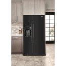 Whirlpool 36-inch, 28 cu. ft. Side-by-Side Refrigerator with Water and Ice Dispenser WRSF5536RB IMAGE 9