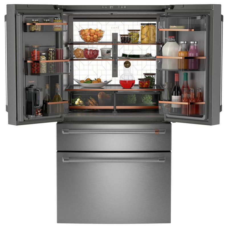 Café 23.2 Cu. Ft. Smart Counter-Depth 4-Door French-Door Refrigerator CJE23DP2WS1 IMAGE 2