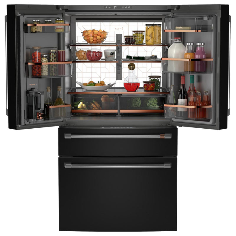 Café 23.2 Cu. Ft. Smart Counter-Depth 4-Door French-Door Refrigerator CJE23DP3WD1 IMAGE 2