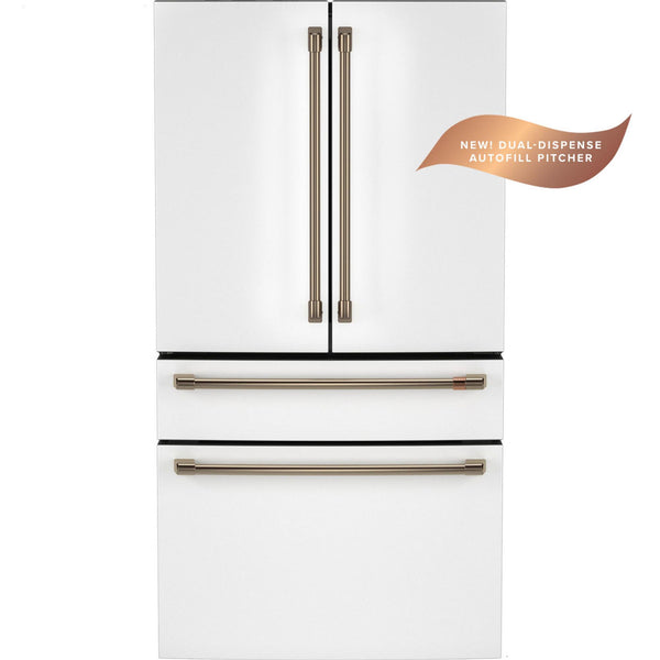 Café 23.2 Cu. Ft. Smart Counter-Depth 4-Door French-Door Refrigerator CJE23DP4WW2 IMAGE 1