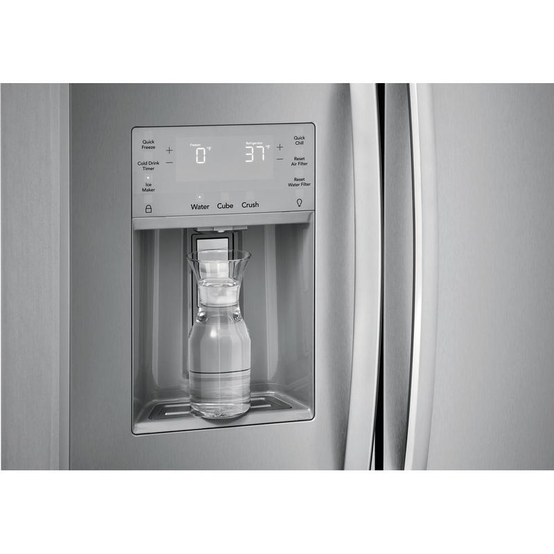 (GRSS2652AF) Frigidaire Gallery 36-inch, 25.6 cu.ft. Freestanding Side-by-Side Refrigerator with Ice and Water Dispensing System GRSS2652AF