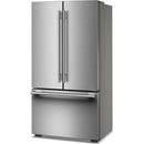 KitchenAid 36-inch, 24.8 cu. ft. Counter-Depth French 3-Door Refrigerator with Internal Water Dispenser KRFC336SPS (KRFC336SPS)