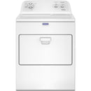 Maytag 7.0 cu. ft. Top Load Electric Dryer with Wrinkle Prevent MED4005SW IMAGE 1