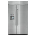 KitchenAid 48-inch, 29.5 cu.ft. Built-in Side-by-Side Refrigerator with Water and Ice Dispensing System KBSD608ESS