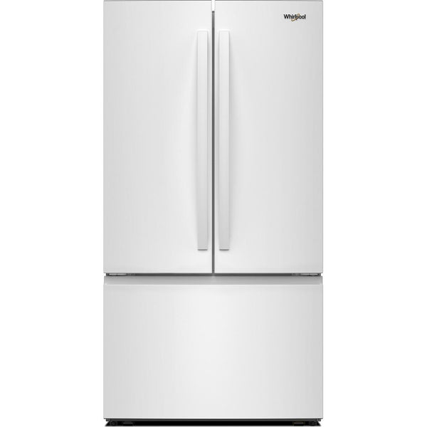 Whirlpool 36-inch, 31 cu. ft. Freestanding French 3-Door Refrigerator with Interior Ice Maker WRFF3136SW IMAGE 1